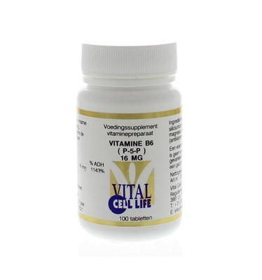 Vital Cell Life Vitamine B6 P-5-P 16mg 100 Tabletten