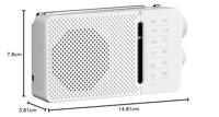 Radio Sangean SR36W BLANCO Wit - thumbnail