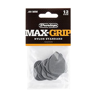 Dunlop 449P060 Max-Grip Nylon Standard Pick 0.60 mm plectrum set 12 stuks Dunlop 449P060 Max-Grip Nylon Standard Pick 0.60 mm plectrum set 12 stuks