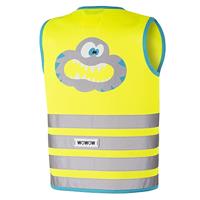 Wowow Crazy Monster Jacket fluohesje, rood S (kind) - thumbnail