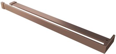 Saqu Modulo handdoekhouder met planchet voor douchewand 120cm Geborsteld Koper