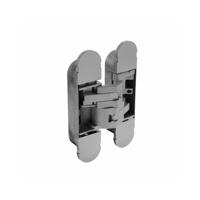 Intersteel Scharnier 130x30mm onzichtbaar zilvergrijs 3D verstelbaar - thumbnail