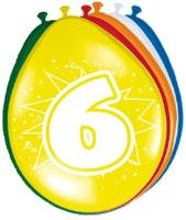 Ballonnen &apos;6&apos; (8 st) - thumbnail