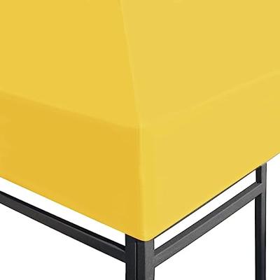 VidaXL Prieeldak 270 g/m² 3x3 m geel