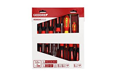 Gedore Red | R38002012 | 2C-schroevendraaierset XXL | FL / PH / PZ / VDE | 12-delig - 3301273