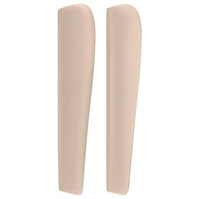 Hoofdbord met randen 93x23x118/128 cm kunstleer cappuccinokleur