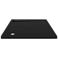 Douchebak vierkant 80x80 cm ABS zwart - thumbnail