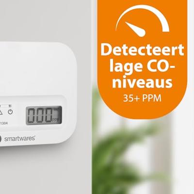 Gecombineerde rook- en koolmonoxidemelder Smartwares FGA-13041 85 dB - thumbnail