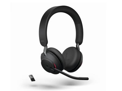 Evolve2 65 MS Stereo - Bluetooth Headset - op oor - draadloos - USB-A - noise isolating - bluetooth 5.0