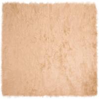 Nep Schapenvacht Tapijt Tafalla Beige 240 x 240 cm Polyester - thumbnail
