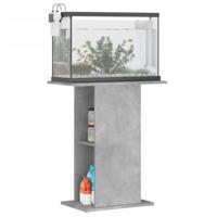 VidaXL Aquariumstandaard 60,5x36x72,5 cm bewerkt hout betongrijs - thumbnail