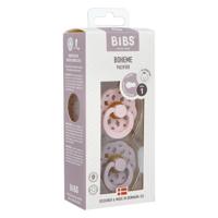 Bibs Fopspeen maat 1 blossom lila 2 Stuks - thumbnail
