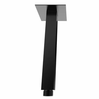 Rombo douchearm met plafondbevestiging 30 cm mat zwart