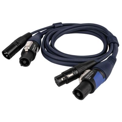 DAP Powercon in/uit & signaal kabel 3 m