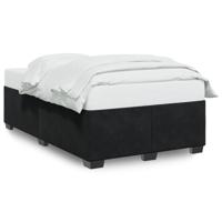 Bedframe zonder matras 120x200 cm fluweel zwart - thumbnail