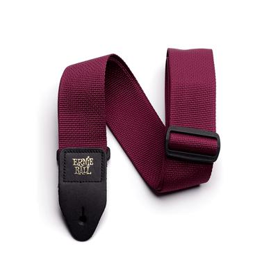 Ernie Ball Polypro Strap 4047 Bordeaux
