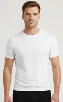 Ondergoed heren T-shirt korte mouw - M3000 - Ondershirt mannen - Slim Fit - Ronde hals - wit, zwart, blauw - thumbnail