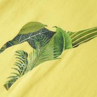 Kindershirt met girafprint 104 geel - thumbnail