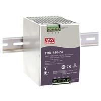 MEAN WELL TDR-480-24 DIN-rail netvoeding DC/DC 24 V 20 A 480 W Aantal uitgangen:1 x Inhoud 1 stuk(s) - thumbnail