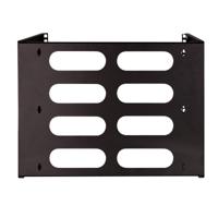 LogiLink W08B40B 19 inch 19inch-frame 8 HE Variabele bevestigingsrails Zwart - thumbnail