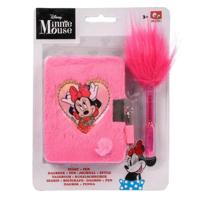 Slammer Minnie dagboekje pluche incl. pen - thumbnail