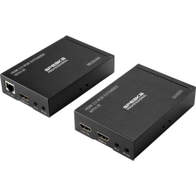 SpeaKa Professional SP-HDE-300 Extender (verlenging) HDMI Via netwerkkabel RJ45 60 m SpeaKa Professional SP-HDE-300 Extender (verlenging) HDMI Via netwerkkabel RJ45 60 m