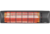 Eurom Q-time Golden 1800 Patioheater Terrasverwarmer Zwart - thumbnail