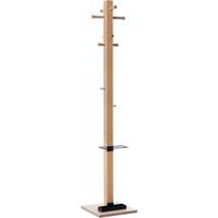 Kapstok Easycloth model B, uit hout, zwart - thumbnail