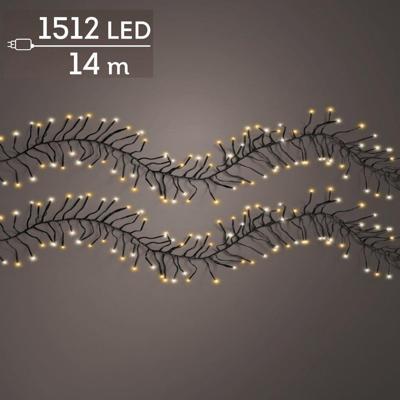 Clusterverlichting 1512 LED 14m WW+CW