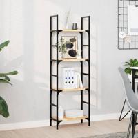 Wandschap zwevend 60x20x2 cm onbehandeld massief acaciahout - thumbnail