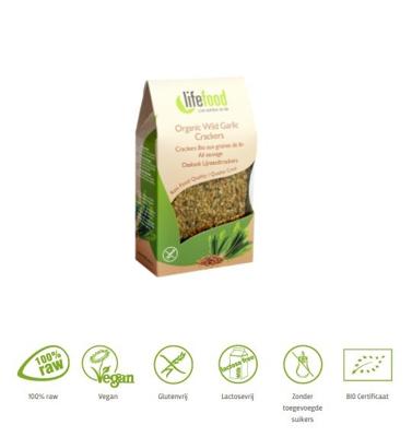 Lifefood Life crackers daslook bio (90 gr)
