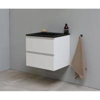 On-Line Onderkast - 60 cm - Voorgemonteerd - Ladestructuur - Acryl Wastafel - zonder Kraangat - Hoogglans Wit - thumbnail