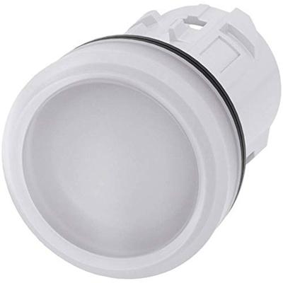 Siemens 3SU1001-6AA60-0AA0 - Indicatielamp, 22 mm, rond, kunststof, wit, lens Siemens 3SU1001-6AA60-0AA0 - Indicatielamp, 22 mm, rond, kunststof, wit, lens