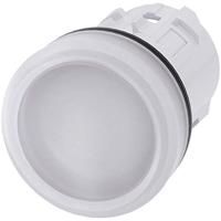 Siemens 3SU1001-6AA60-0AA0 - Indicatielamp, 22 mm, rond, kunststof, wit, lens - thumbnail