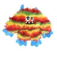 KONG FRIZZLE ZAZZLE MET PIEP EN KREUKEL GELUID VERSTEVIGD 23X23X6 CM - thumbnail