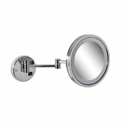 Wiesbaden wand scheerspiegel met led verlichting chroom Wiesbaden wand scheerspiegel met led verlichting chroom