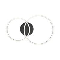 Just Light Moderne plafondlampIvanka 2-rings zwart - 14537-18 - thumbnail