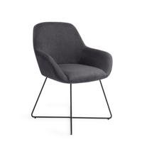 Jesper Home Eetkamerstoel 'Kushi' Cross Black, kleur Black-Out - thumbnail