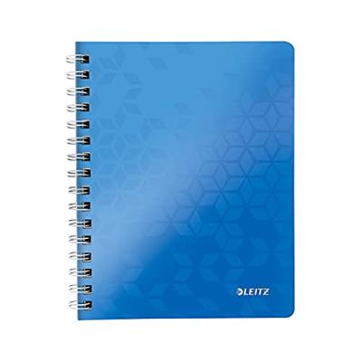 Leitz WOW schrift ft A5, geruit 5 mm, blauw