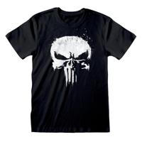 T-Shirt met Korte Mouwen Marvel Logo Zwart Unisex - Maat: S - thumbnail