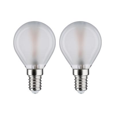 Paulmann 28638 LED-lamp Energielabel G (A - G) E14 3 W Warmwit (Ø x h) 45 mm x 78 mm 2 stuk(s)