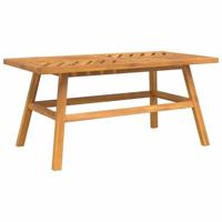 Tuin loungeset 4 pcs Bruin Massief Acaciahout - thumbnail