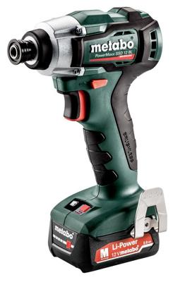 Metabo SSD 12 BL Accu-slagschroevendraaier | 12 V | 2x2 Ah Li-Power | Lader SC 30 | 140 Nm | In Metabox 118 - 601115500 Metabo SSD 12 BL Accu-slagschroevendraaier | 12 V | 2x2 Ah Li-Power | Lader SC 30 | 140 Nm | In Metabox 118 - 601115500