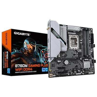 GIGABYTE B760M GAMING PLUS WIFI DDR4 Intel B760 LGA 1700 micro ATX