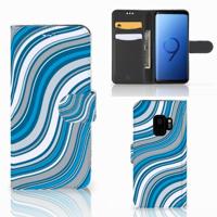 Samsung Galaxy S9 | Telefoon Hoesje | Waves Blue - thumbnail