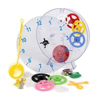 Techno Line Model kids clock Wandklok bouwpakket Mechanisch 20 cm x 3.5 cm Transparant - thumbnail