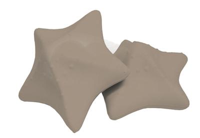Kokido absorberende zeester sponzen voor vettenreiniging (per 2 stuks)