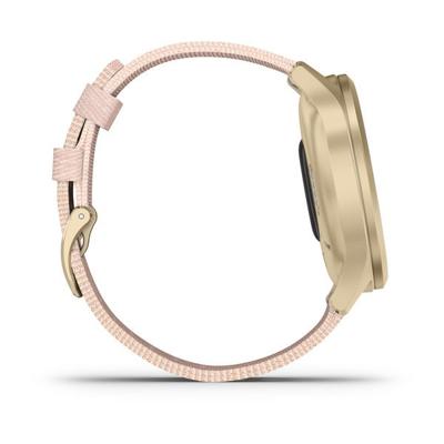 Garmin vivomove Style Champagne-Dust Rose, Fabric Smartwatch Roze