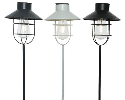 LED solar stalsteker 3ass Decoris - Decoris