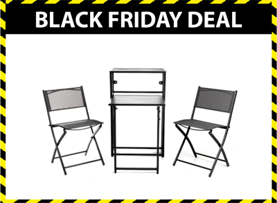 QLT Balkonset - Tuinset- 2 Stoelen en 1 Tafel